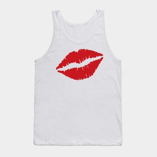 Red Lips Tank Top